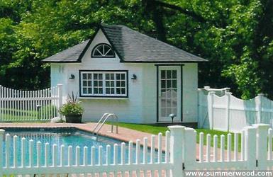 Cedar catalina pool house 14ft with dormer in Mississauga Ontario. ID number 153-3.